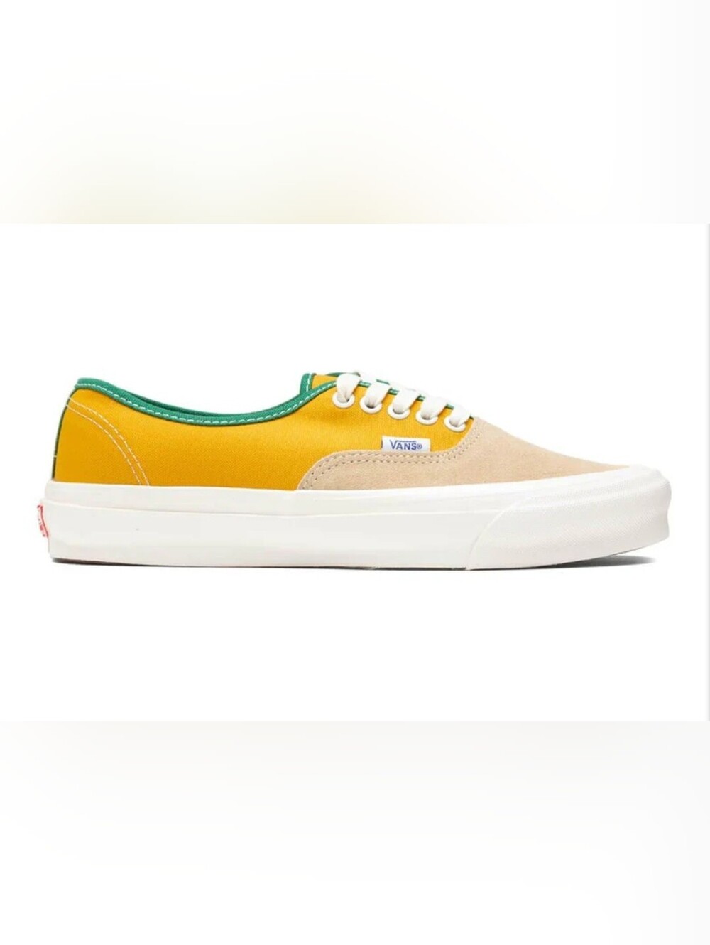 Vans VaultOG Authentic LX - Bright Marigold/Marshmallow, NWB, Men 9, Women 10.5